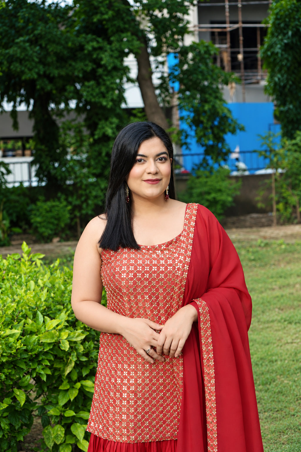 Red Garara Set (3 piece)