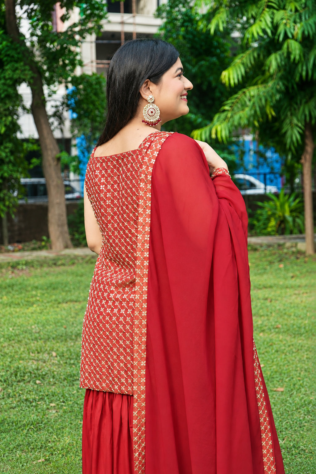 Red Garara Set (3 piece)